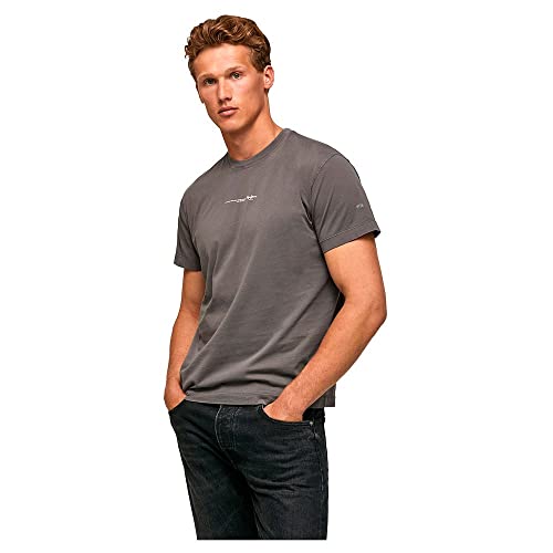 Pepe Jeans Herren Andreas T-Shirt, Grau (Modern Grey), S von Pepe Jeans