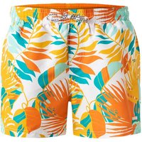 Pepe Jeans Herren Badeshorts grün Mikrofaser gemustert von Pepe Jeans