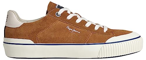 Pepe Jeans Herren Ben Overdrive Sneaker, Brown (Cognac), 41 EU von Pepe Jeans