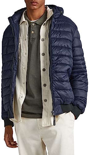 Pepe Jeans Herren Billy Puffer Jacket, Blue (Dulwich), L von Pepe Jeans