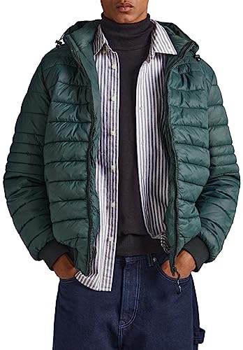 Pepe Jeans Herren Billy Puffer Jacket, Green (Regent Green), M von Pepe Jeans