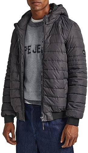 Pepe Jeans Herren Billy Puffer Jacket, Grey (Grey Marl), M von Pepe Jeans