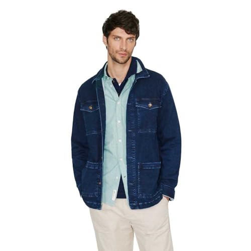 Pepe Jeans Herren Bingham Gdg Jacke, Blau (Denim), XXL von Pepe Jeans
