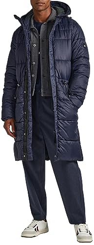 Pepe Jeans Herren Blai Puffer Parka, Blue (Dulwich), M von Pepe Jeans