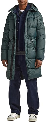 Pepe Jeans Herren Blai Puffer Parka, Green (Regent Green), L von Pepe Jeans