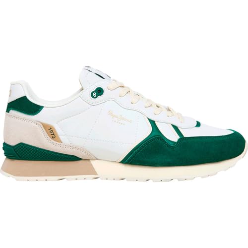 Pepe Jeans Herren Brit M Sneak, Green Ivy Green, 44.5 EU Pepe Jeans Herren Brit M Sneak, Green Ivy Green, 44.5 EU von Pepe Jeans