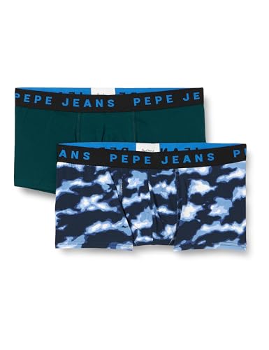 Pepe Jeans Herren CAMO LR TK 2P Trunks, Blue (Navy), L von Pepe Jeans