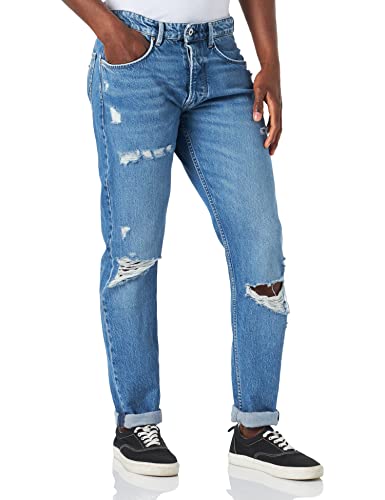 Pepe Jeans Herren Callen Crop Jeans, Blue (Denim-RF7), 31W / 32L von Pepe Jeans