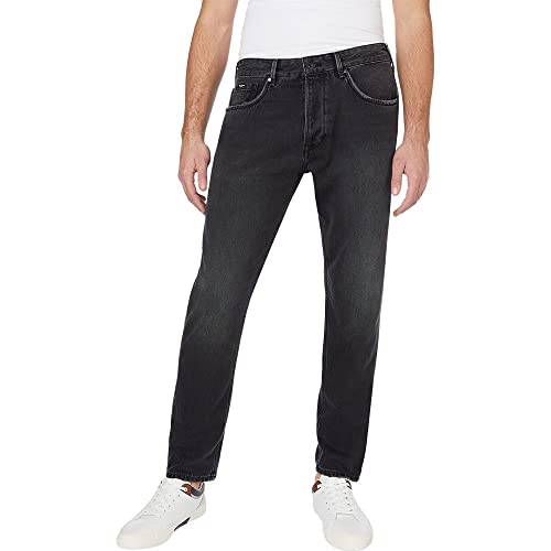 Pepe Jeans Herren Callen Crop Jeans, Black (Denim-XF2), 38W / 30L von Pepe Jeans