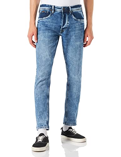 Pepe Jeans Herren Callen Crop Jeans, Blue (Denim-VR4), 29W / 32L von Pepe Jeans