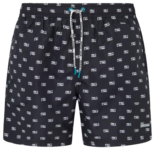 Pepe Jeans Herren Campervan Badeshorts, Schwarz (Schwarz), M von Pepe Jeans