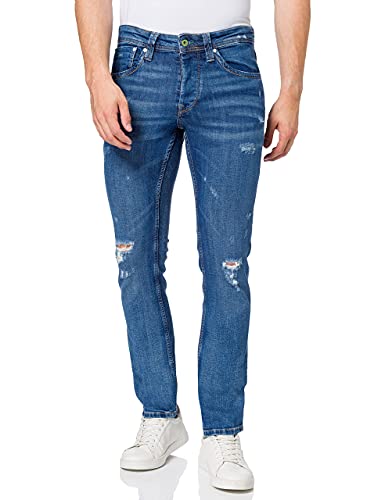 Pepe Jeans Herren Cash Straight Jeans, Wiser Wash Denim, 30W / 32L von Pepe Jeans