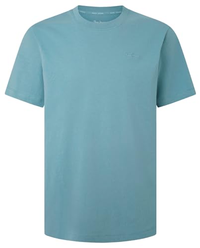 Pepe Jeans Herren Connor T-Shirt, Blau (Quay Blue), S von Pepe Jeans