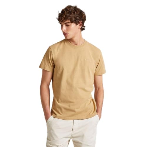 Pepe Jeans Herren Connor T-Shirt, Brown (Khaki Beige), L von Pepe Jeans