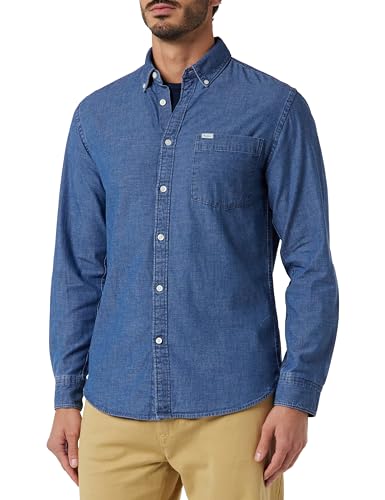 Pepe Jeans Herren Cranmore Shirt, Blue (Union Blue), XS von Pepe Jeans