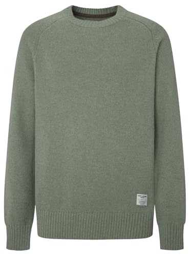 Pepe Jeans Herren Cred Strickwaren, Grün (Winter Mint Green), Medium von Pepe Jeans