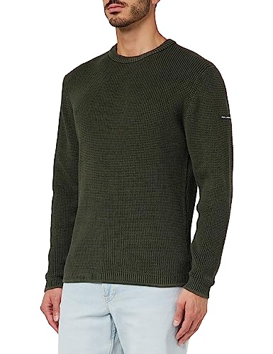 Pepe Jeans Herren Dean Crew Neck Pullover, Grün (Olivgrün), S EU von Pepe Jeans