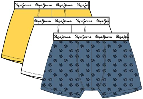 Pepe Jeans Herren Dot Print Tk 3P Trunks, Multicolour (Multi), L (3er Pack) von Pepe Jeans