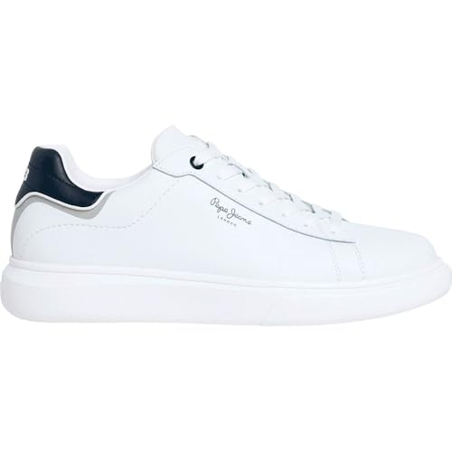 Pepe Jeans Herren Eaton One M Sneak, Weiß, gebrochenes Weiß, 43 EU Pepe Jeans Herren Eaton One M Sneak, Weiß, gebrochenes Weiß, 43 EU von Pepe Jeans