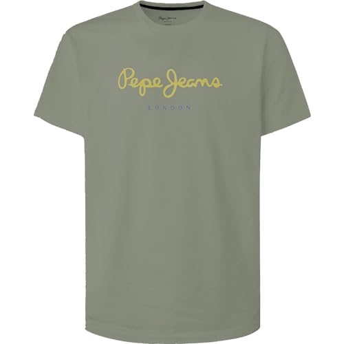 Pepe Jeans Herren Eggo N T-Shirt, Green (Palm Green), L von Pepe Jeans