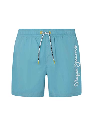 Pepe Jeans Herren Finnick Swim Trunks, Blue (Glacier), S von Pepe Jeans