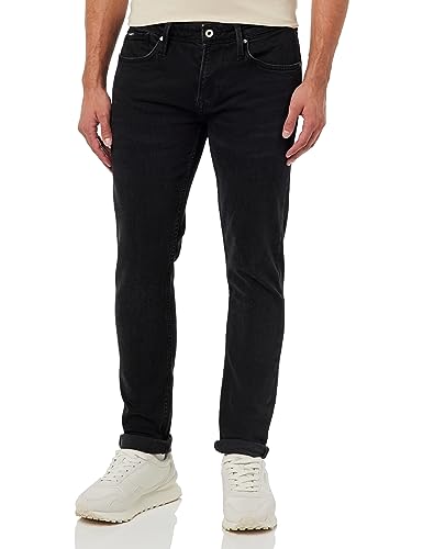 Pepe Jeans Herren Finsbury Jeans, Black (Denim-xv1), 31W / 32L von Pepe Jeans