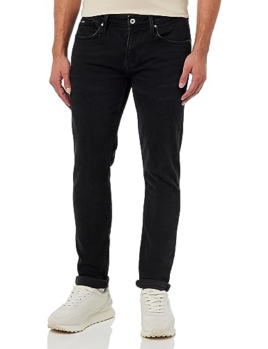 Pepe Jeans Herren Finsbury Jeans, Black (Denim-xv1), 31W / 34L von Pepe Jeans