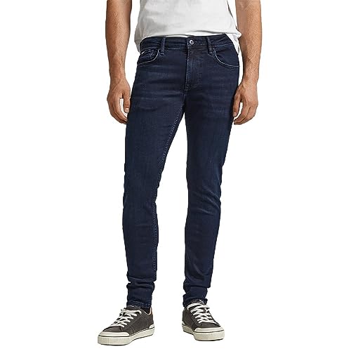 Pepe Jeans Herren Finsbury Jeans, Blau (Denim-wn8), 28W / 32L EU von Pepe Jeans