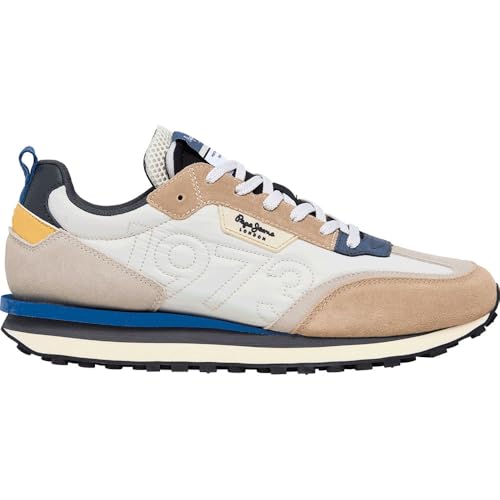 Pepe Jeans Foster Connect beige Lederschuhe von Pepe Jeans