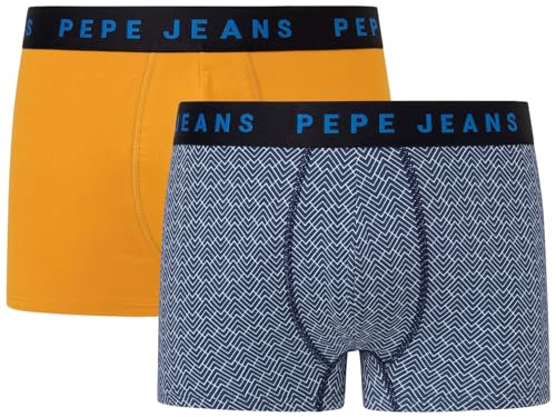 Pepe Jeans Herren GEO LR TK 2P Trunks, Yellow (Ochre Yellow), XL von Pepe Jeans