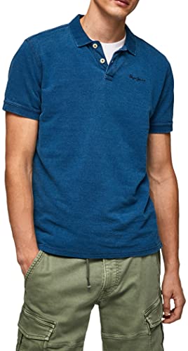 Pepe Jeans Herren Gordon New Polo, Blue (Indigo), XXL von Pepe Jeans