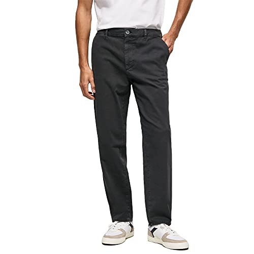 Pepe Jeans Herren Harrow Pants, Black (Washed Black), 33W / 32L von Pepe Jeans