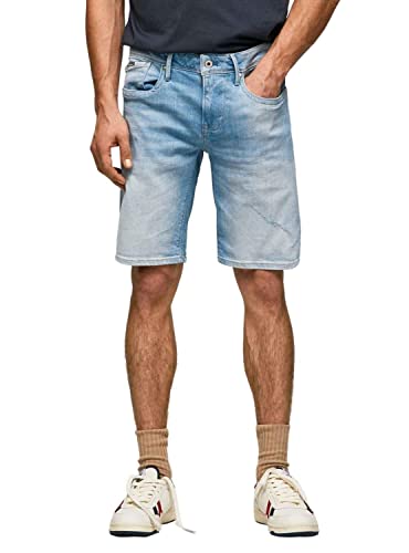 Pepe Jeans Herren Hatch Shorts, Blue (Denim-MI3), 30W von Pepe Jeans