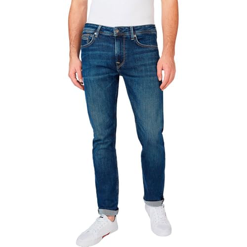 Pepe Jeans Herren Hatch Regular Jeans, Blue (Denim-VT7), 32W / 34L von Pepe Jeans