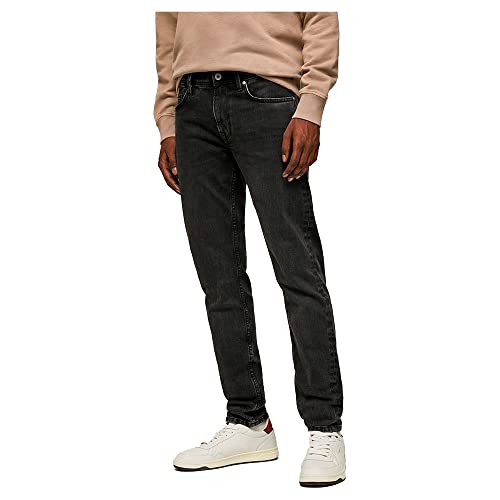 Pepe Jeans Herren Hatch Regular Jeans, Schwarz (Denim-vr2), 28W / 32L von Pepe Jeans