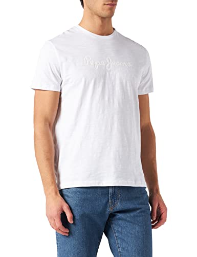 Pepe Jeans Herren Horst N T-Shirt, White (White), M von Pepe Jeans
