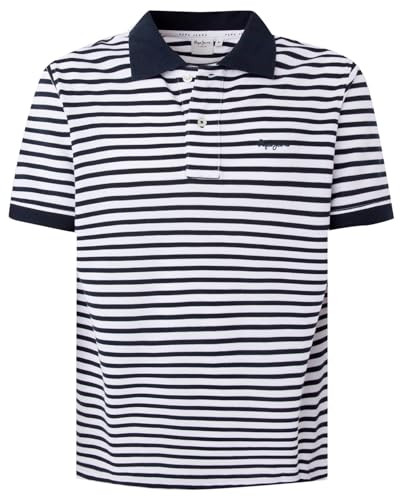 Pepe Jeans Herren Hunting Polo, Weiß (Weiß), S von Pepe Jeans