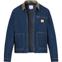 Pepe Jeans Herren Jeansjacke blau Baumwolle unifarben von Pepe Jeans
