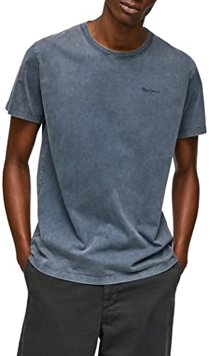 Pepe Jeans Herren Jacko T-Shirt, Blue (Dulwich), S von Pepe Jeans