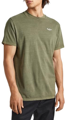 Pepe Jeans Herren Jacko T-Shirt, Green (Military Green), M von Pepe Jeans