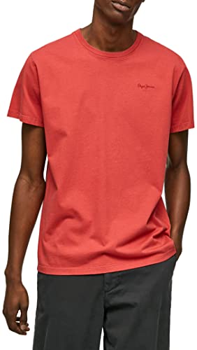 Pepe Jeans Herren Jacko T-Shirt, Red (Studio Red), M von Pepe Jeans