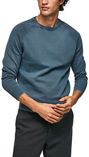 Pepe Jeans Herren James Crew Long Sleeves Knits, Blue (Jarman), S von Pepe Jeans