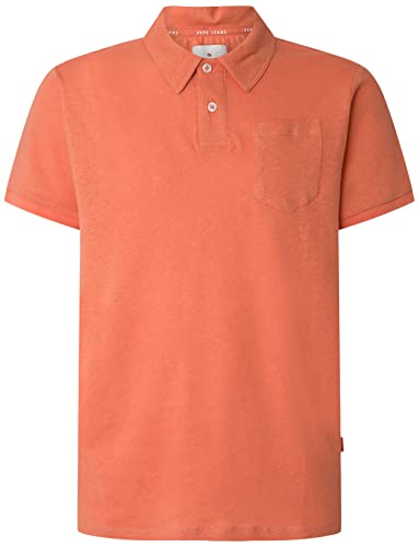 Pepe Jeans Herren Jato Polo, Orange (Squash Orange), L von Pepe Jeans