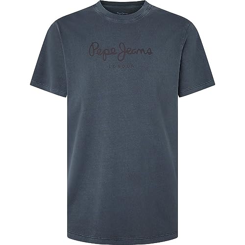Pepe Jeans Herren Jayden T-Shirt, Blue (Dulwich), S von Pepe Jeans