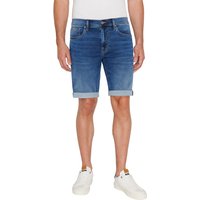 Pepe Jeans Herren Jeans Short SLIM GYMDIGO SHORT - Slim Fit - Blau - Mid Blue Denim von Pepe Jeans