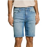 Pepe Jeans Herren Jeans Short SLIM SHORT HATCH - Mid Waist Slim Fit - Blau von Pepe Jeans