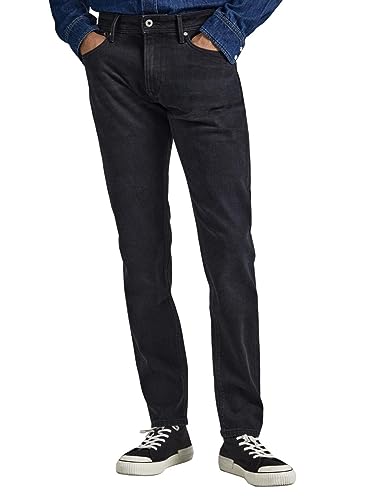 Pepe Jeans Herren Jeans Stanley, Black (Denim-xf1), 36W / 34L von Pepe Jeans