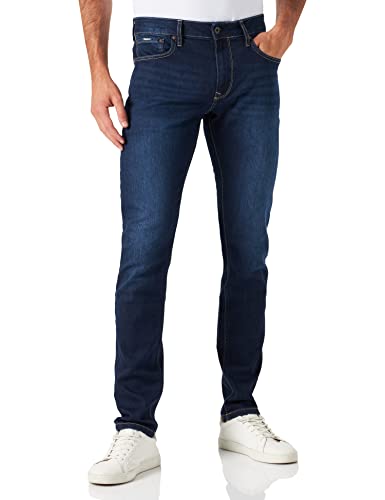 Pepe Jeans Herren Jeans Stanley, Blau (Denim-cq4), 33W / 32L von Pepe Jeans