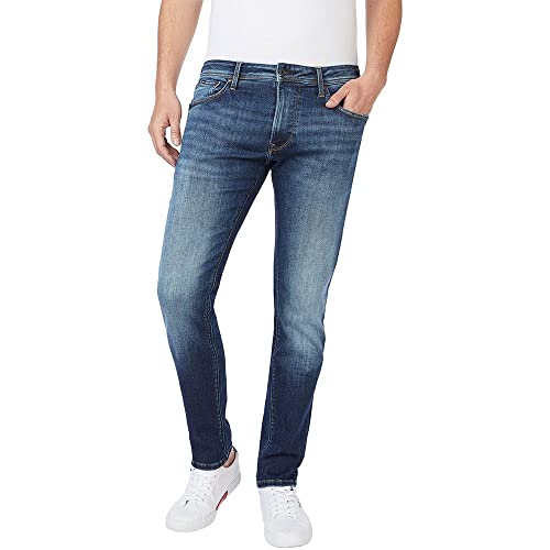 Pepe Jeans Herren Jeans Stanley, Blue (Denim-gu4), 30W / 34L von Pepe Jeans