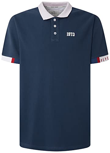 Pepe Jeans Herren Jerson Polo, Blue (Jarman), S von Pepe Jeans